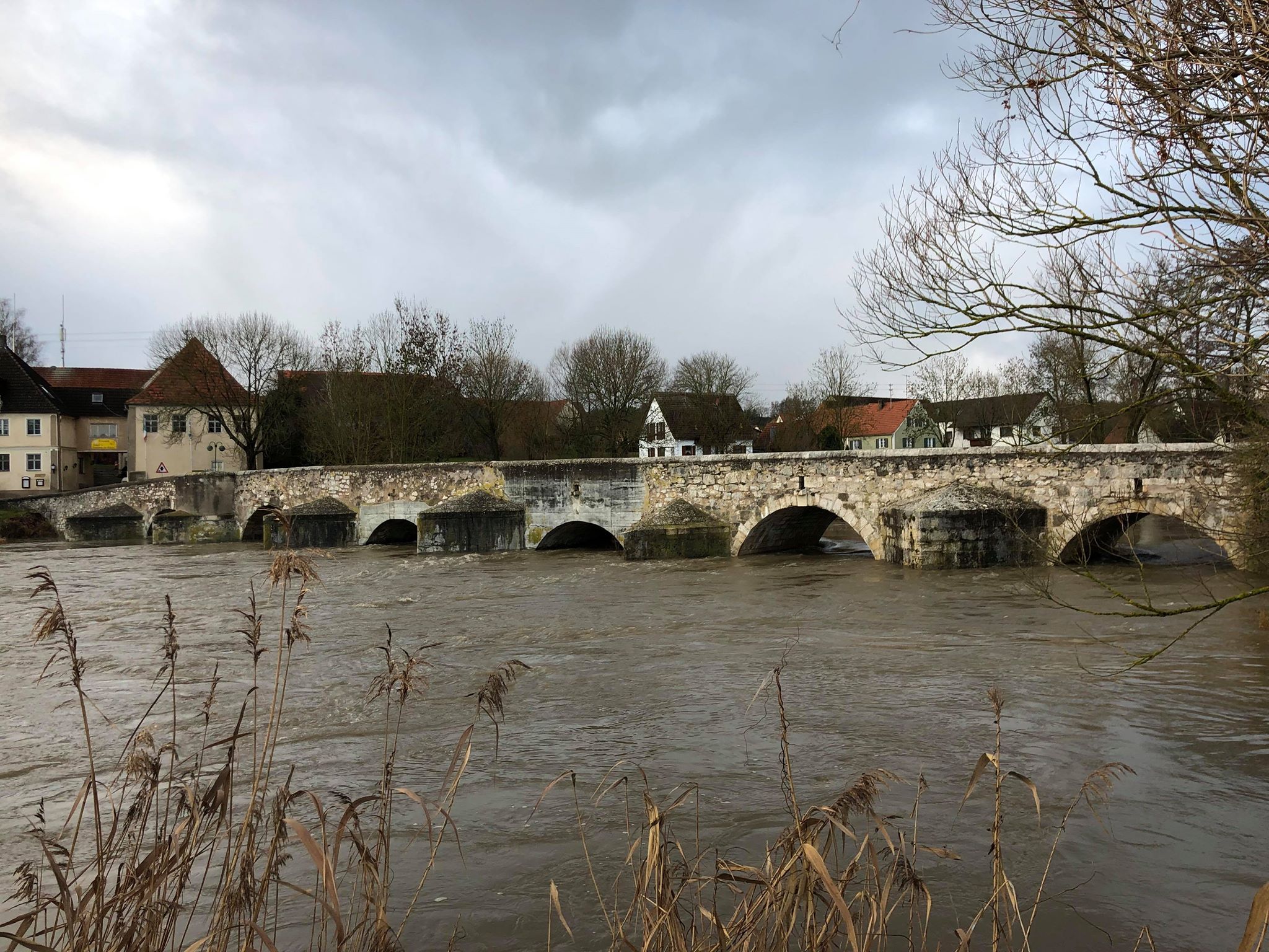 Hochwasser Ebermergen