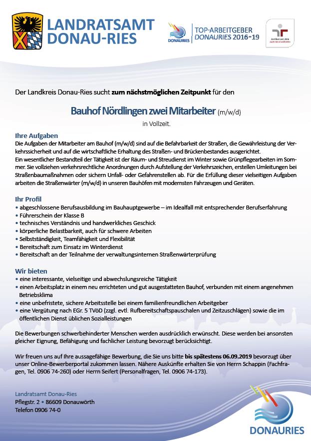 Mitarbeiter für den Bauhof (m/w/d)