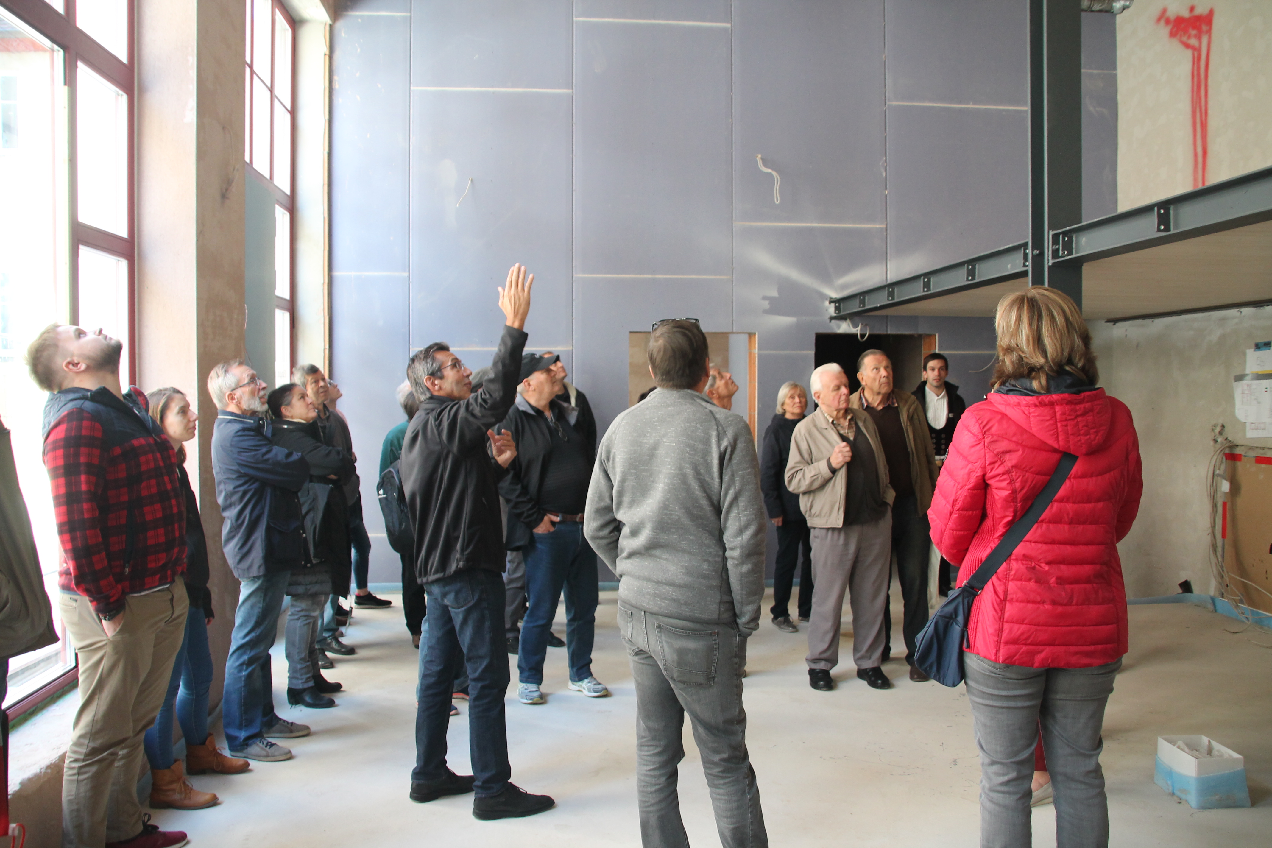 Erwin Taglieber während der Führung