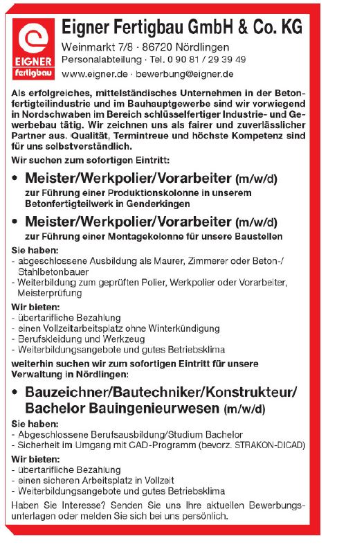 Eigner Fertigbau
