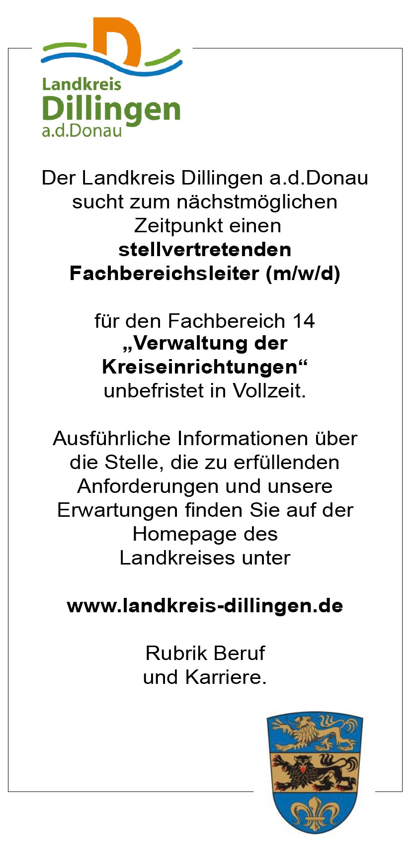 Landkreis Dillingen
