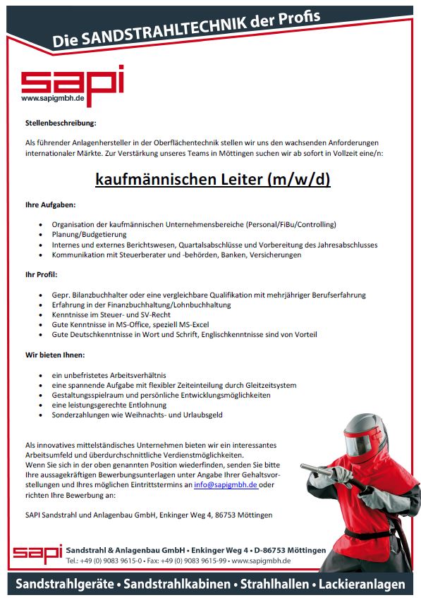 Sapi Sandstrahl & Anlagenbau