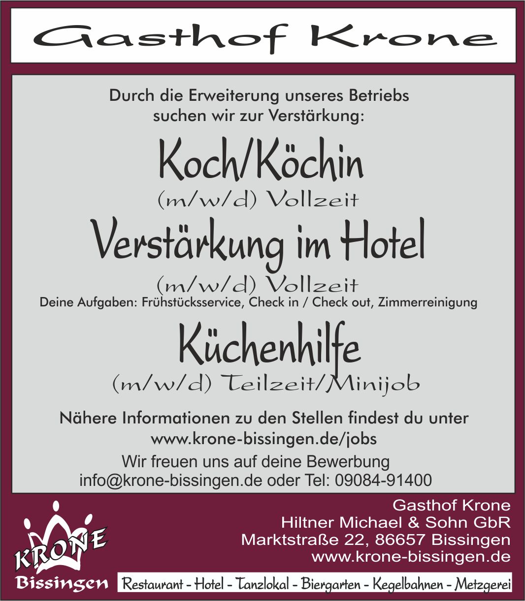 Gasthof Krone Bissingen