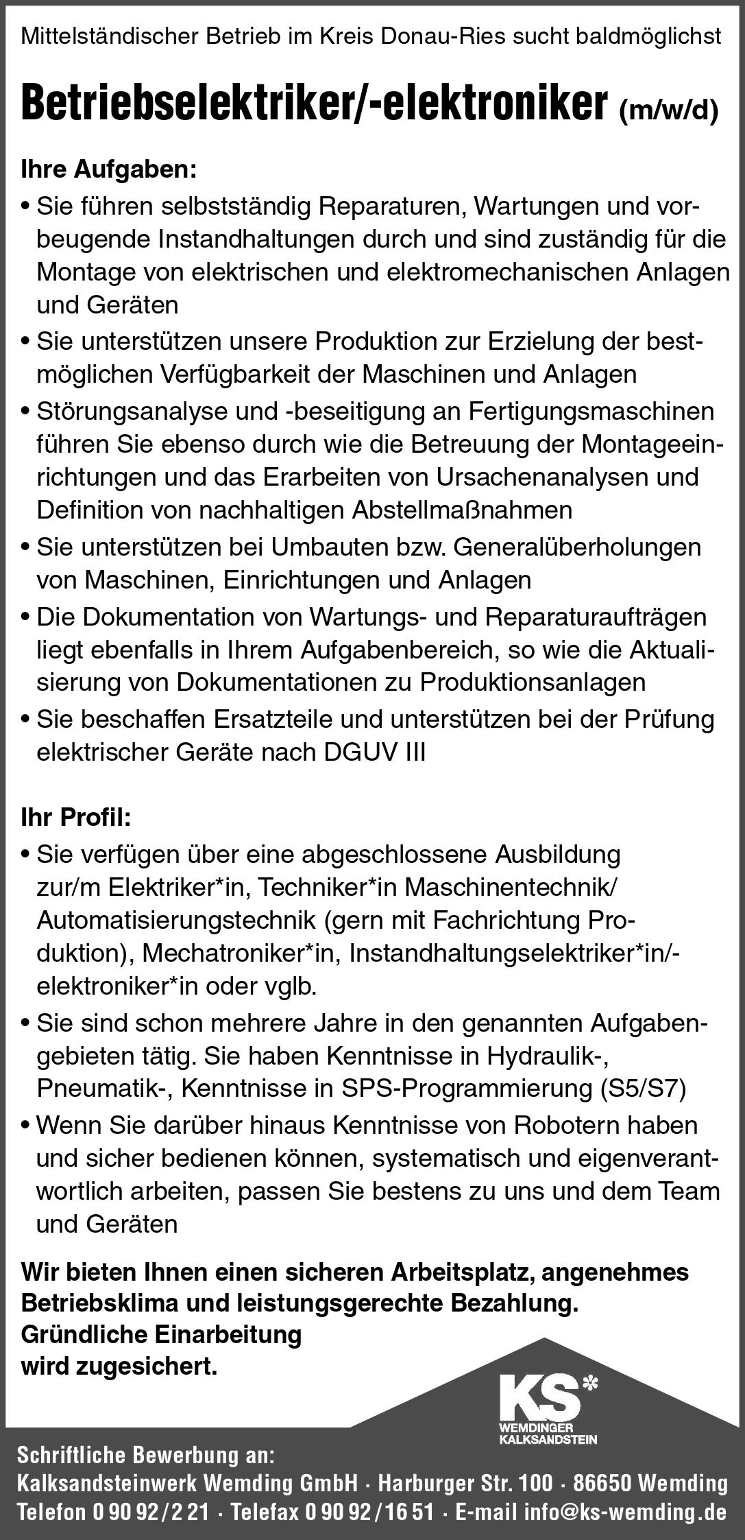 Kalksandsteinwerk Wemding