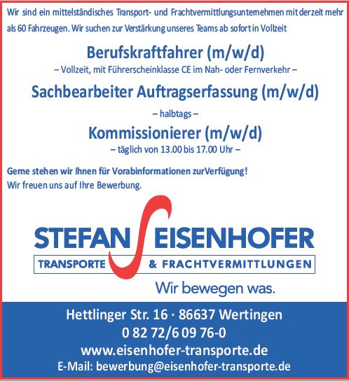 Eisenhofer Transporte