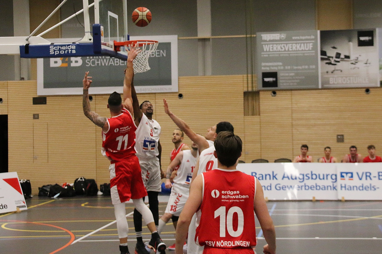 Archivbild der Nördlinger Basketballer.