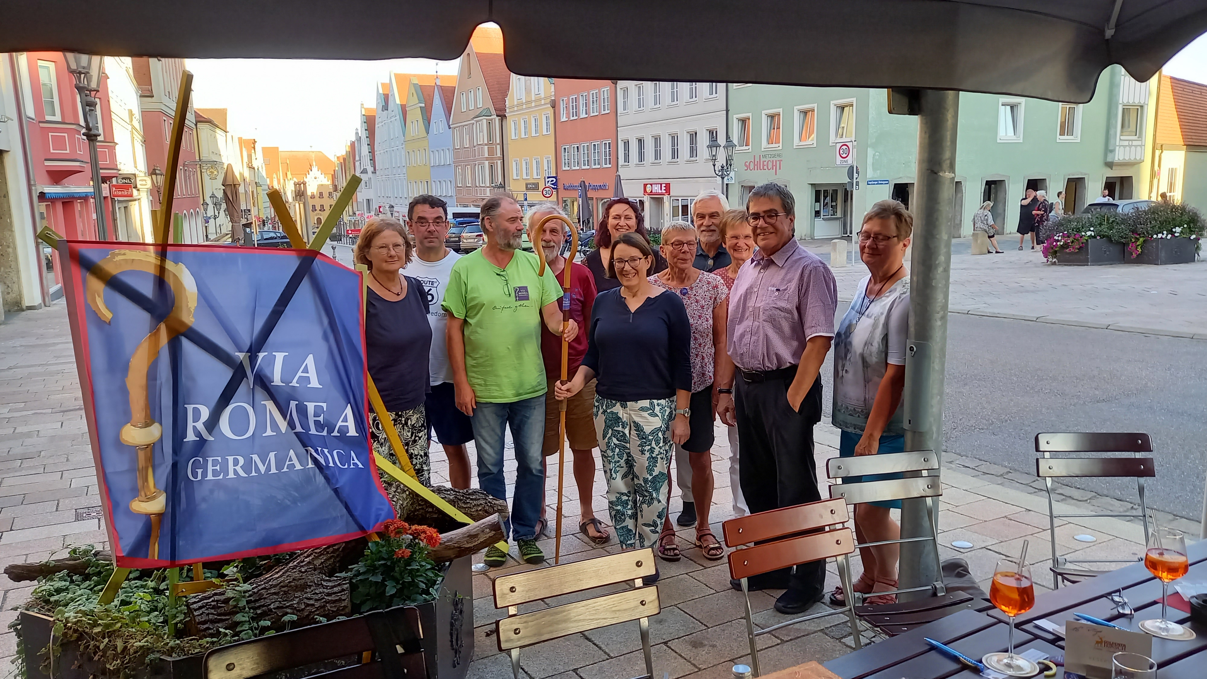 Gruppenbild der Pilger