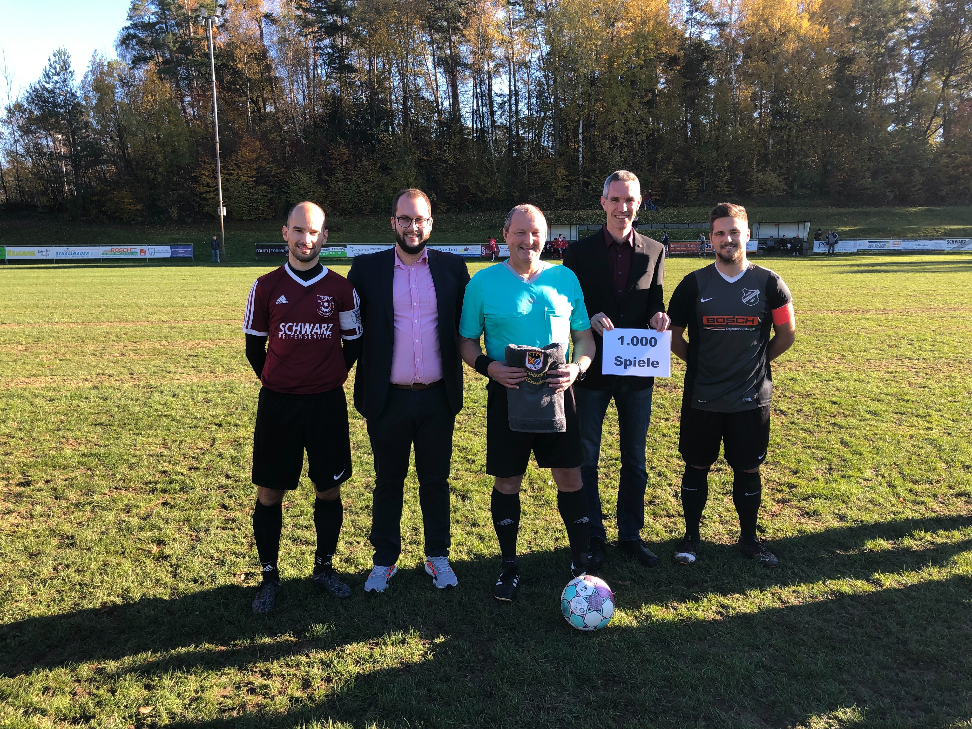Florian Pfefferer, Tobias Heuberger, Andreas Schaudig, Clauspeter Heger und Adrian Stimpfle.