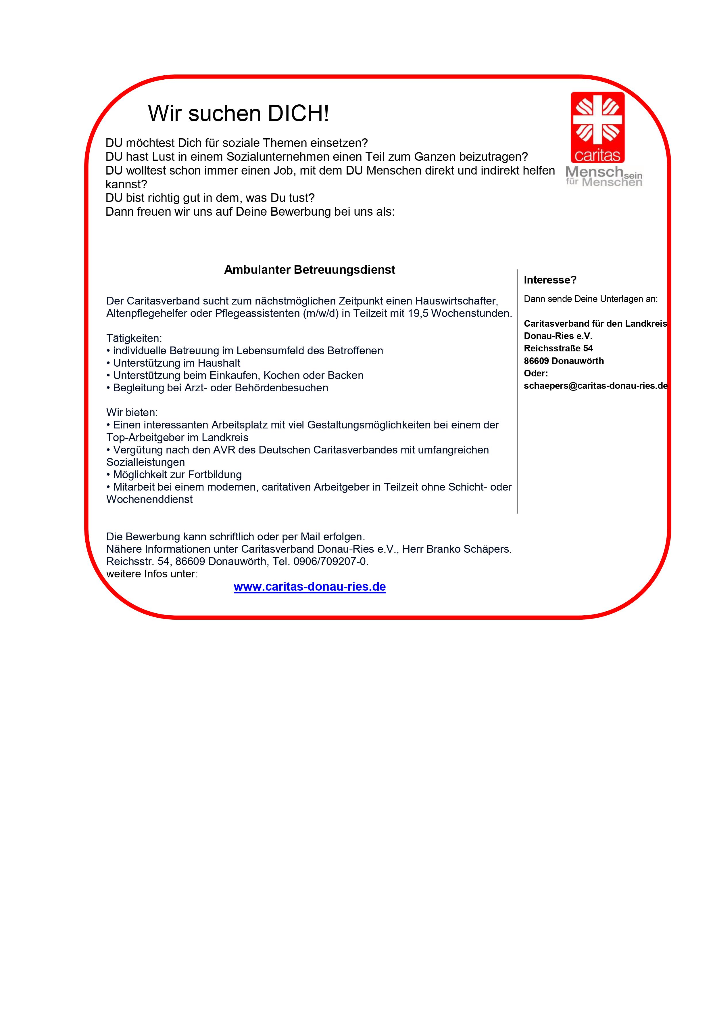 Caritasverband Landkreis Donau-Ries e.V.
