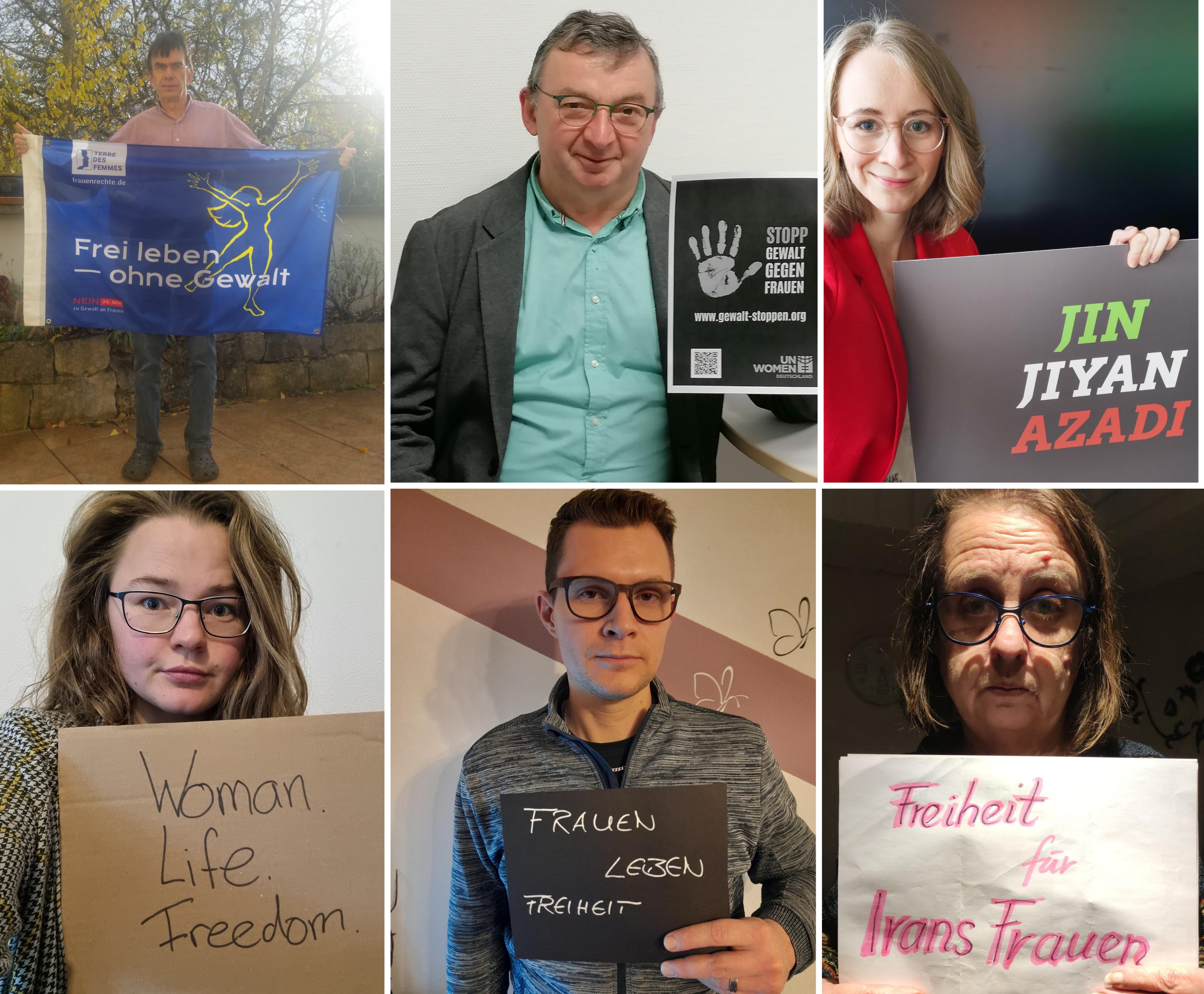 Die Vorstandschaft der Grünen spricht sich gegen Gewalt an Frauen aus.