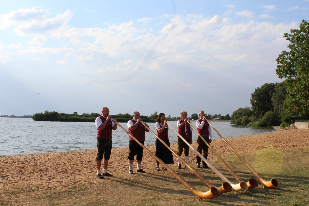 Seenland Alphornbläser Oettinger Musiktage 2023.