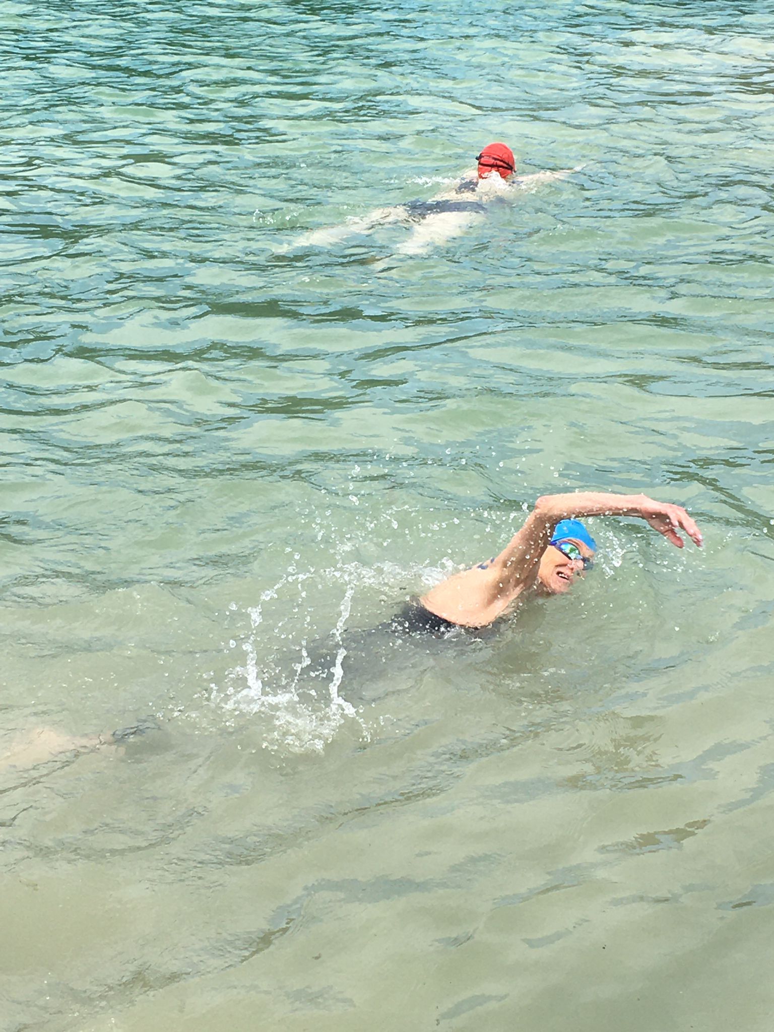 Die Nördlinger Mastersschwimmerin Claudia Koch hat am vergangenen Wochenende eine Goldmedaille über 2,5km im Wöhrsee geholt.
