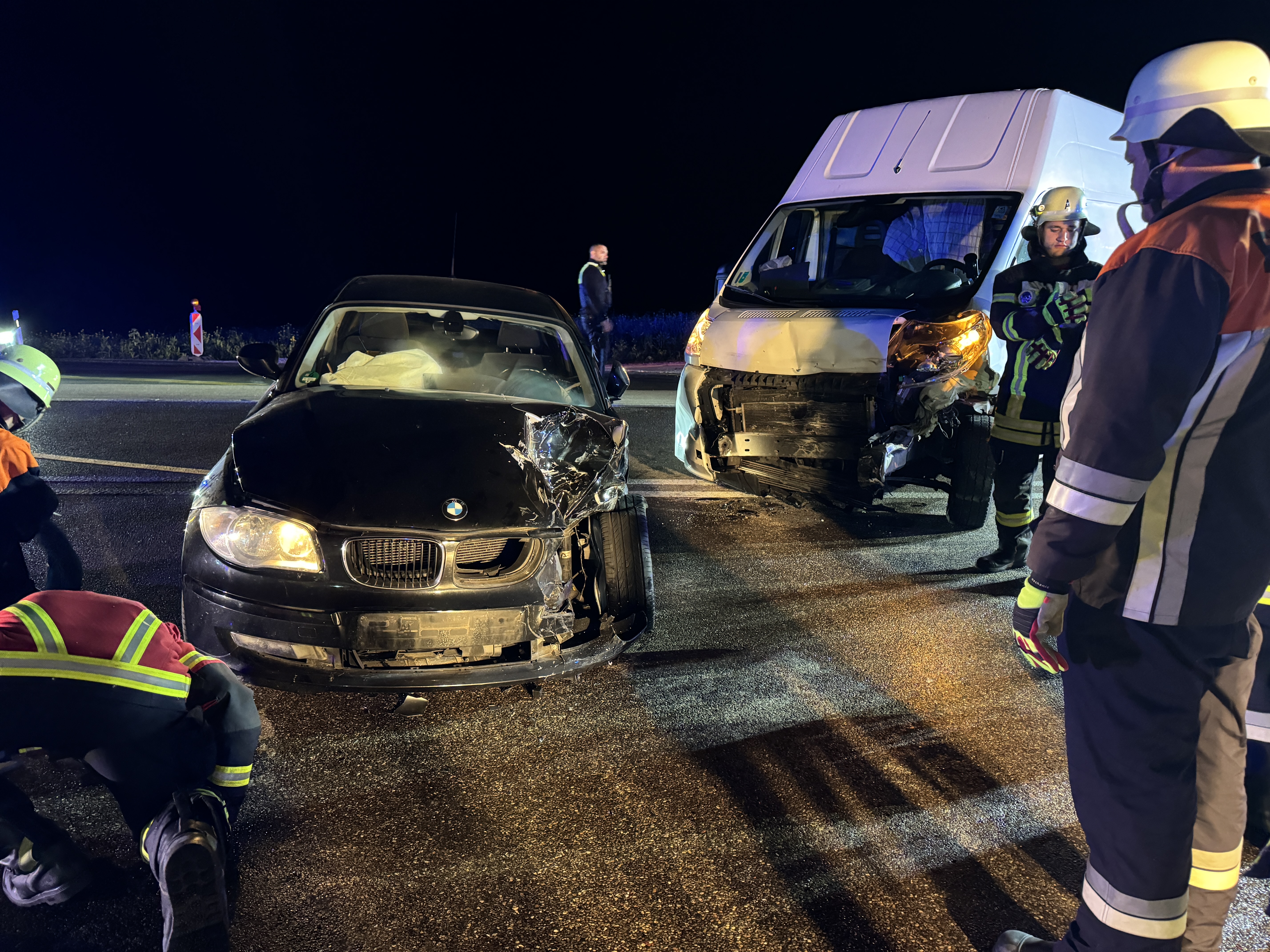 Unfall auf der B25 am 29.09.2024.