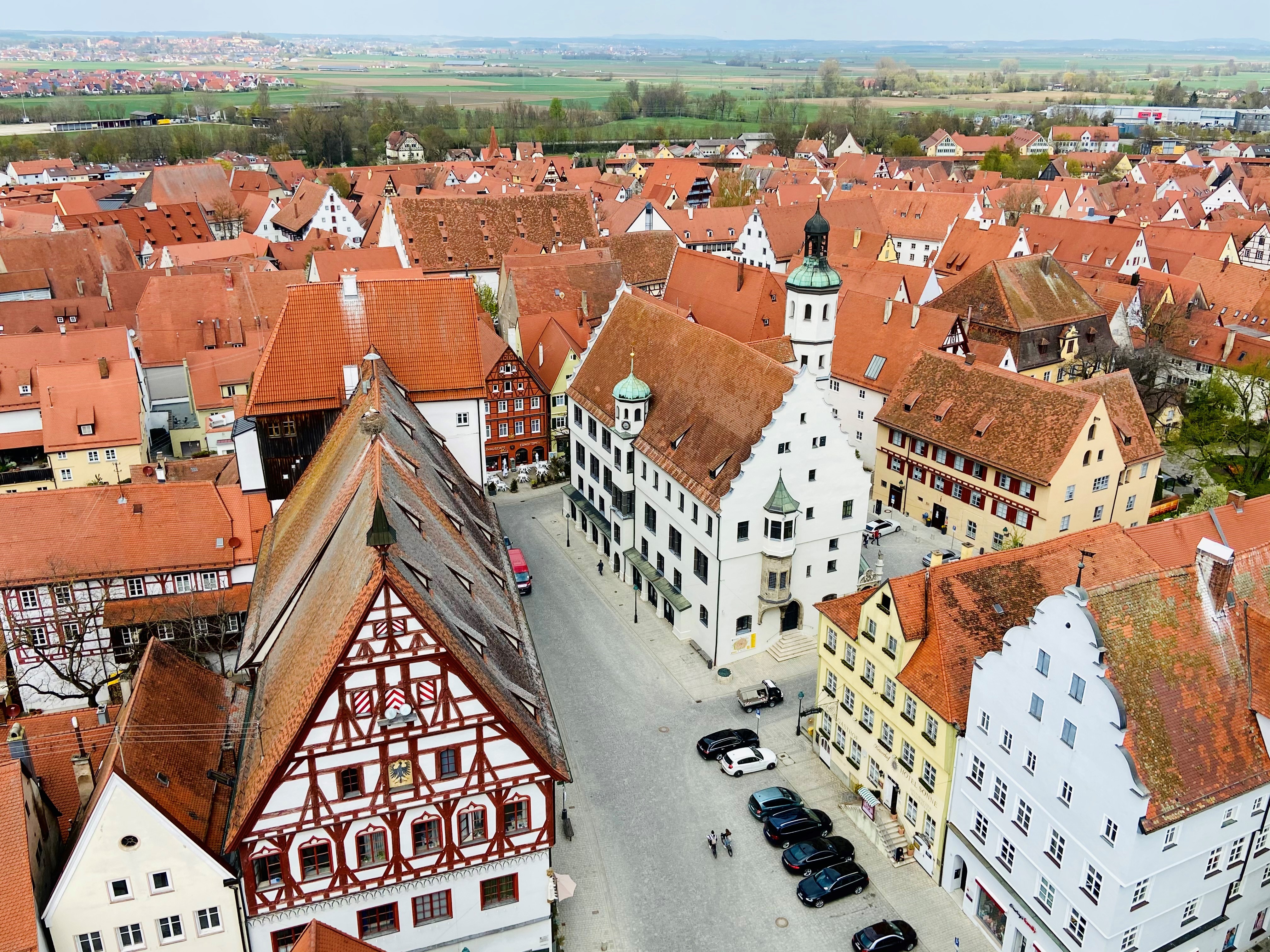 Stadt Nördlingen von oben