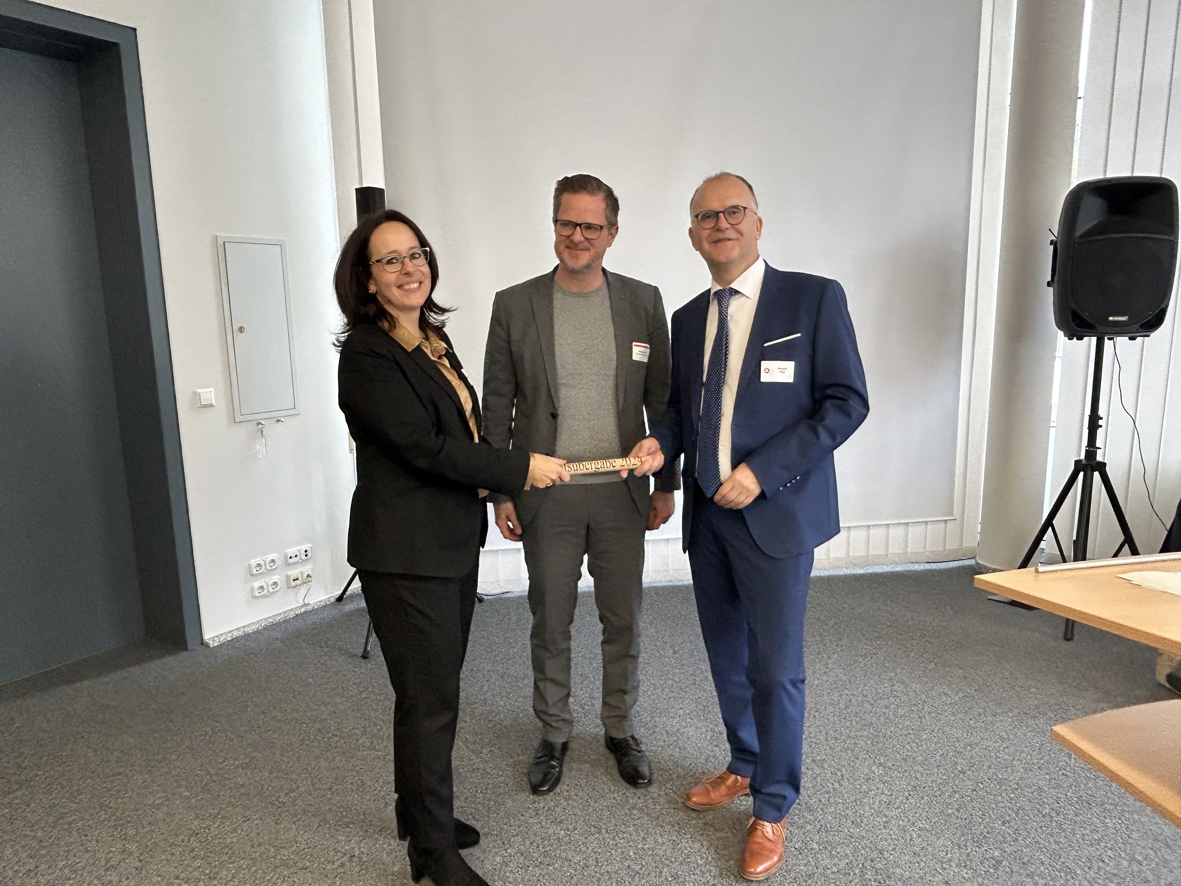 Das Bild zeigt (von links) Silke Königsberger, Peter Michel und Richard Paul.