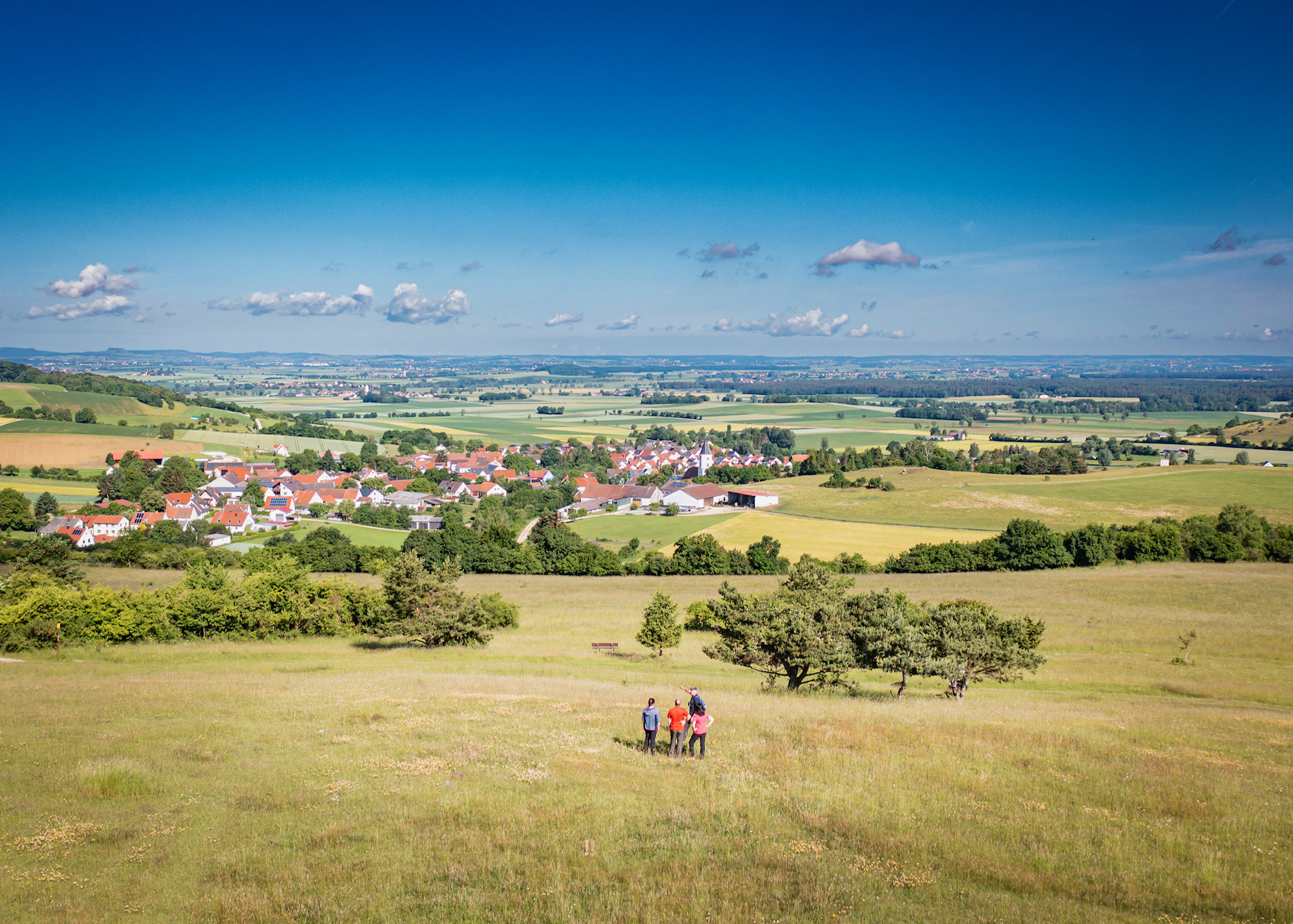 Blick ins Ries vom Mähhorn bei Huisheim