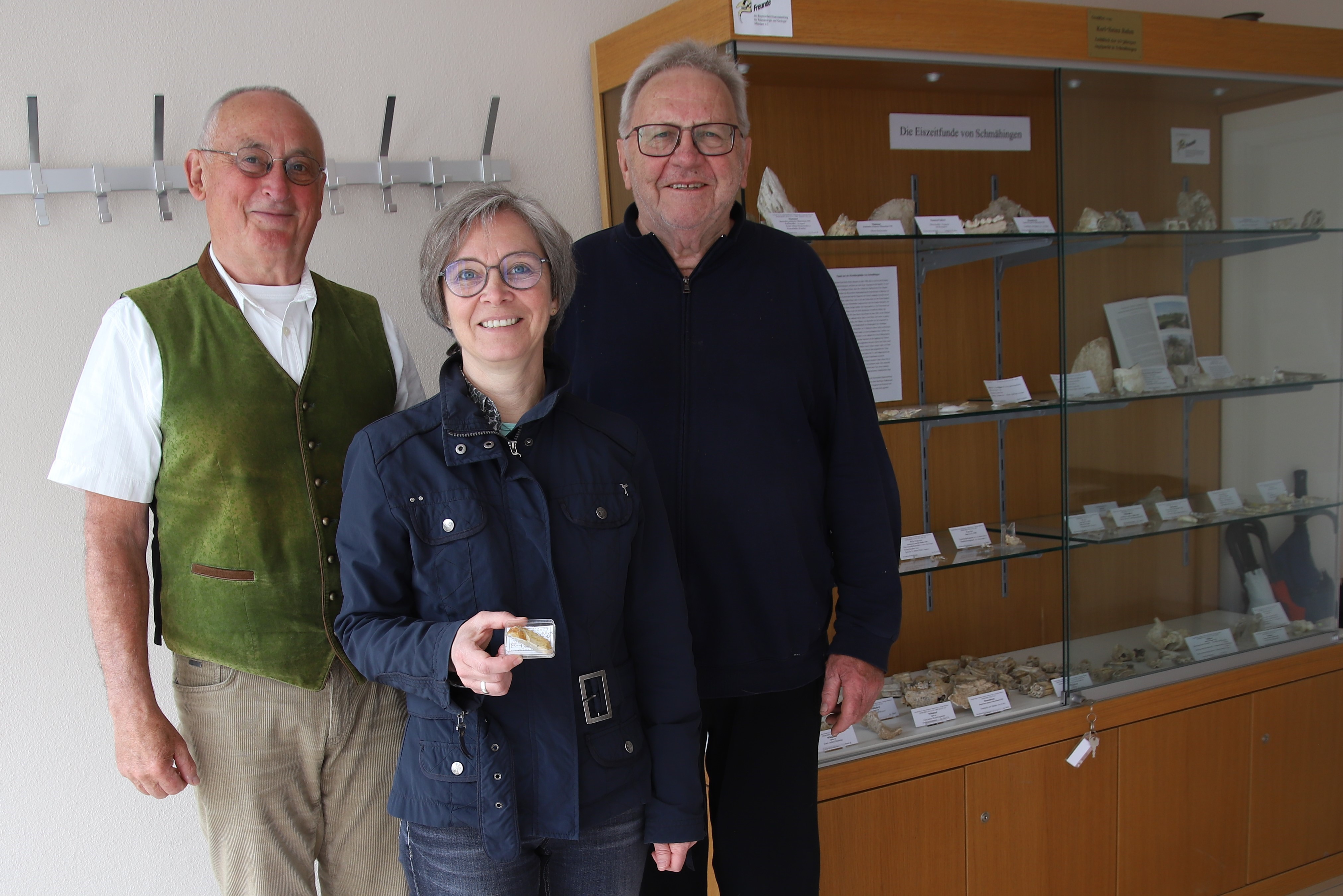 Steinzeitfund aus Schmähingen zurück im Dorfzentrum