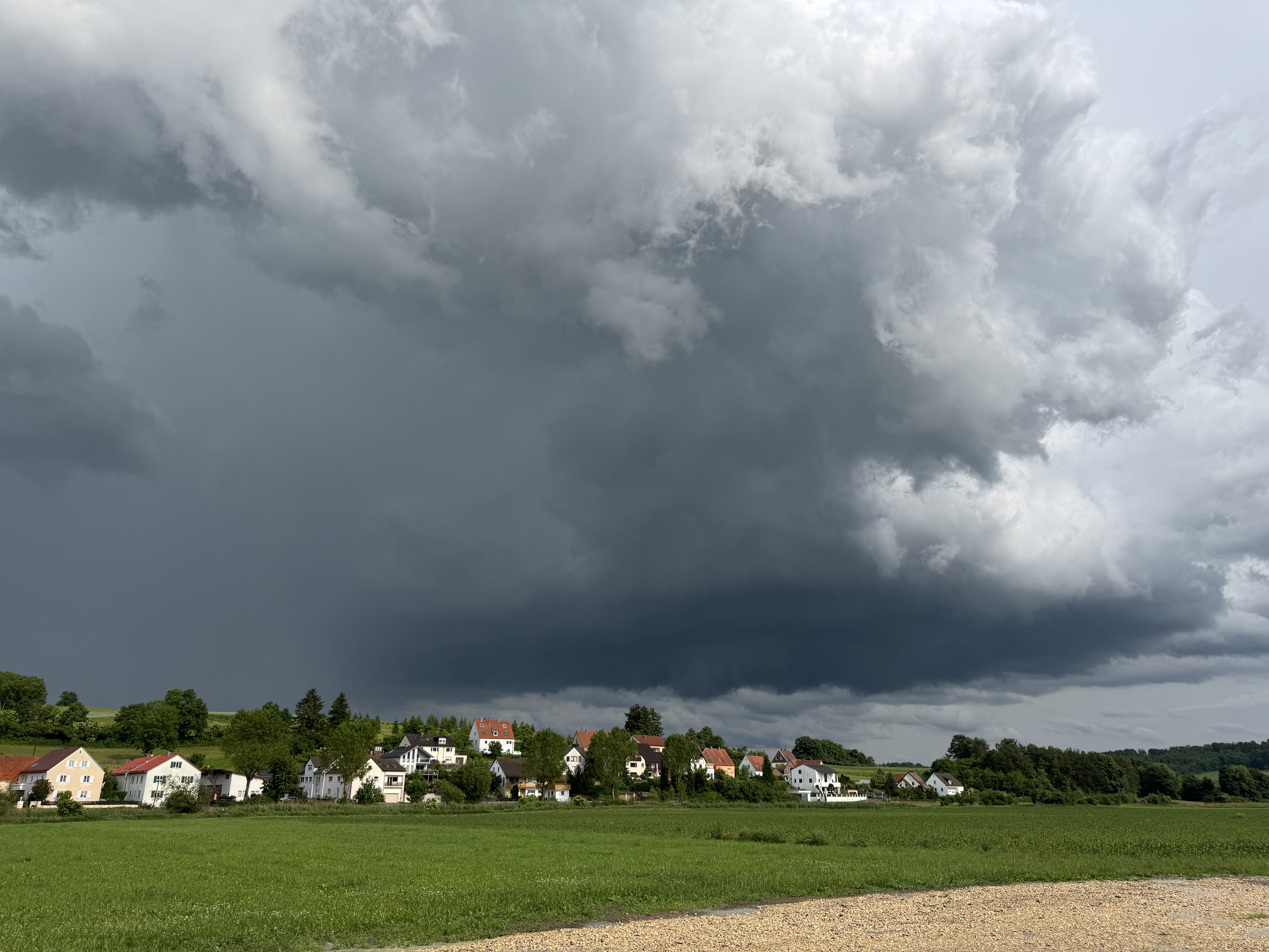Gewitter über Wörnitzstein.