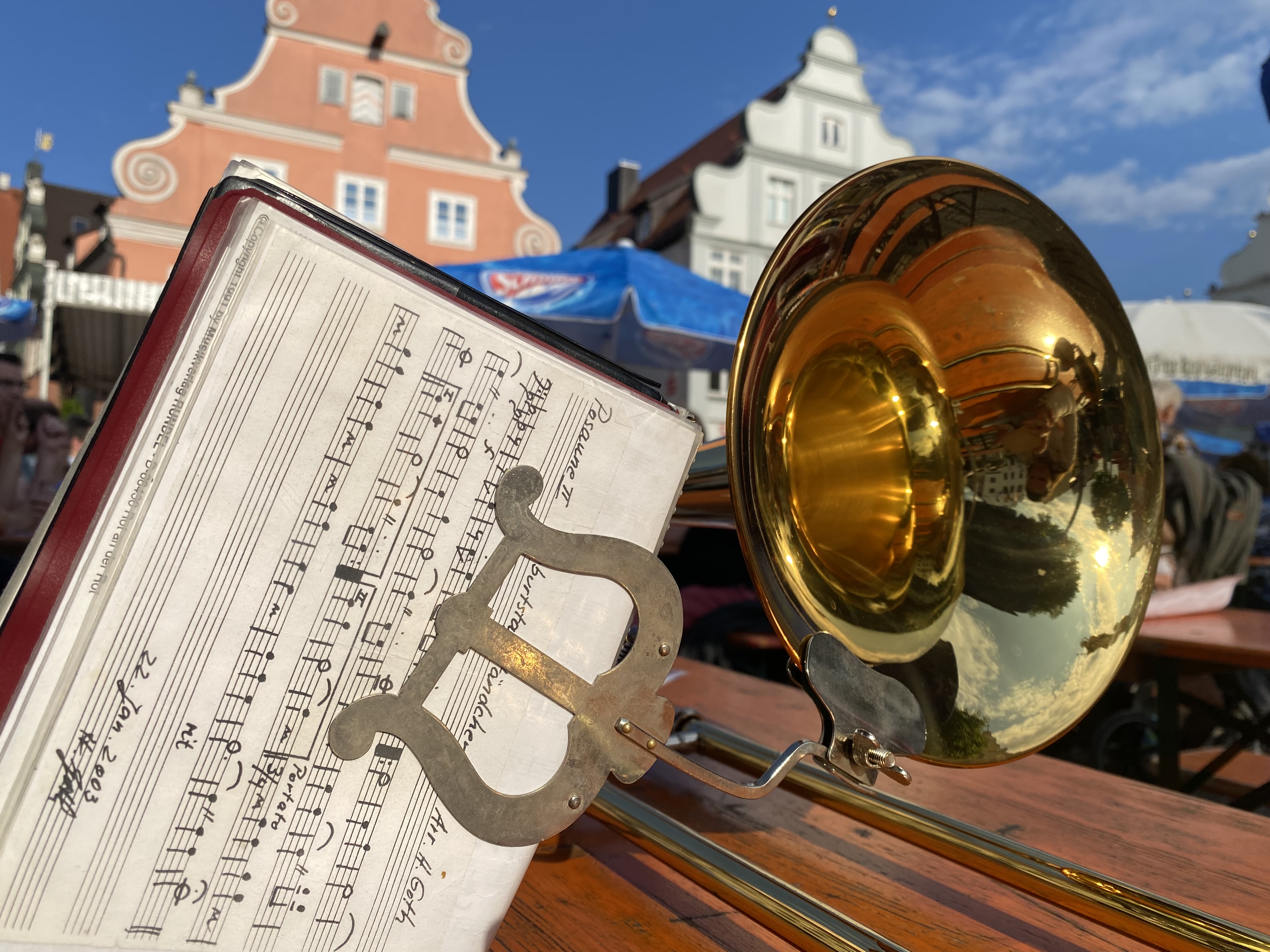 Musik am Marktplatz in Wemding