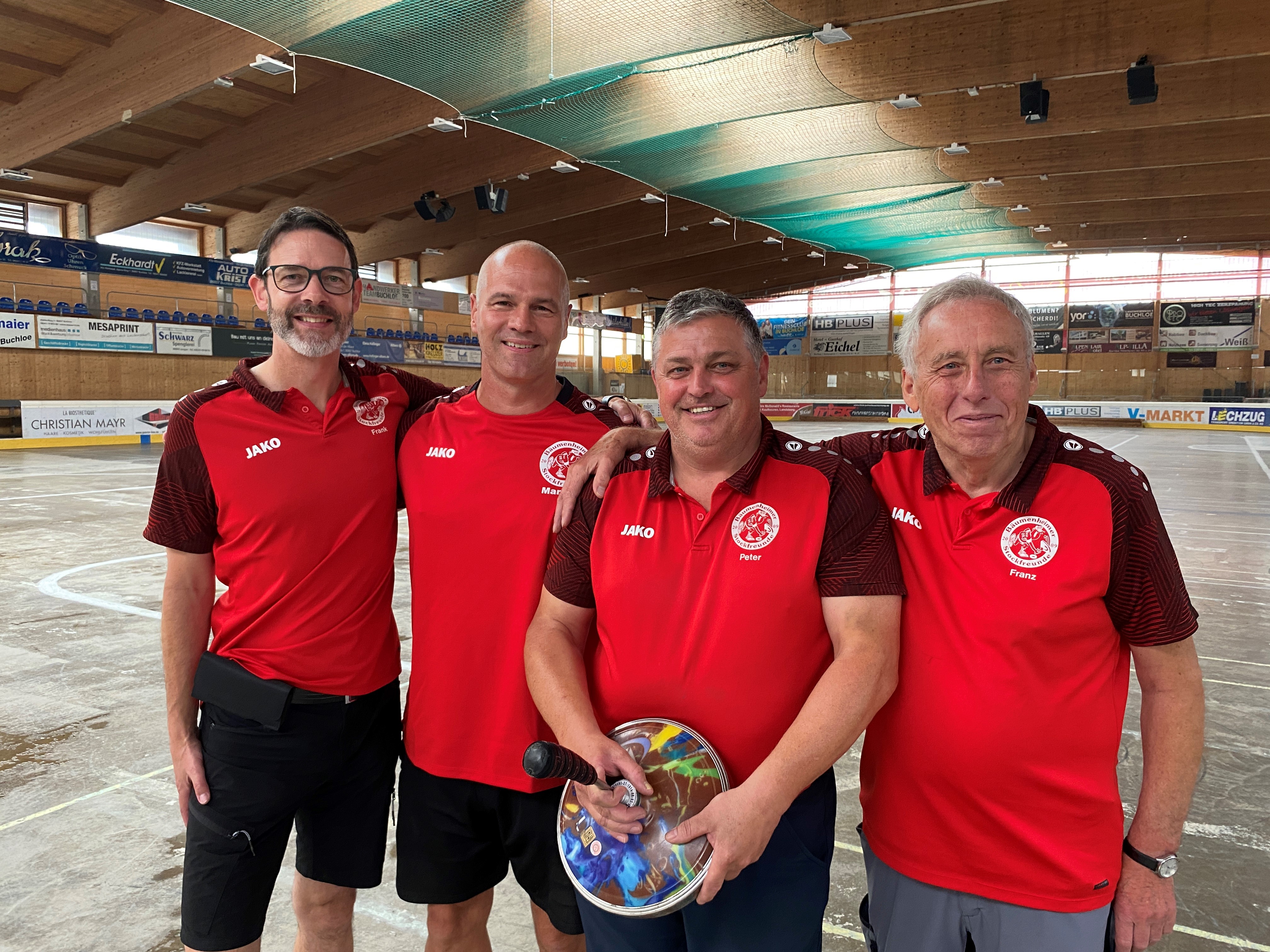 Frank van Baalen, Markus Rainer, Peter Rühl, Franz Schneider. Es fehlt Mauritz van Baalen