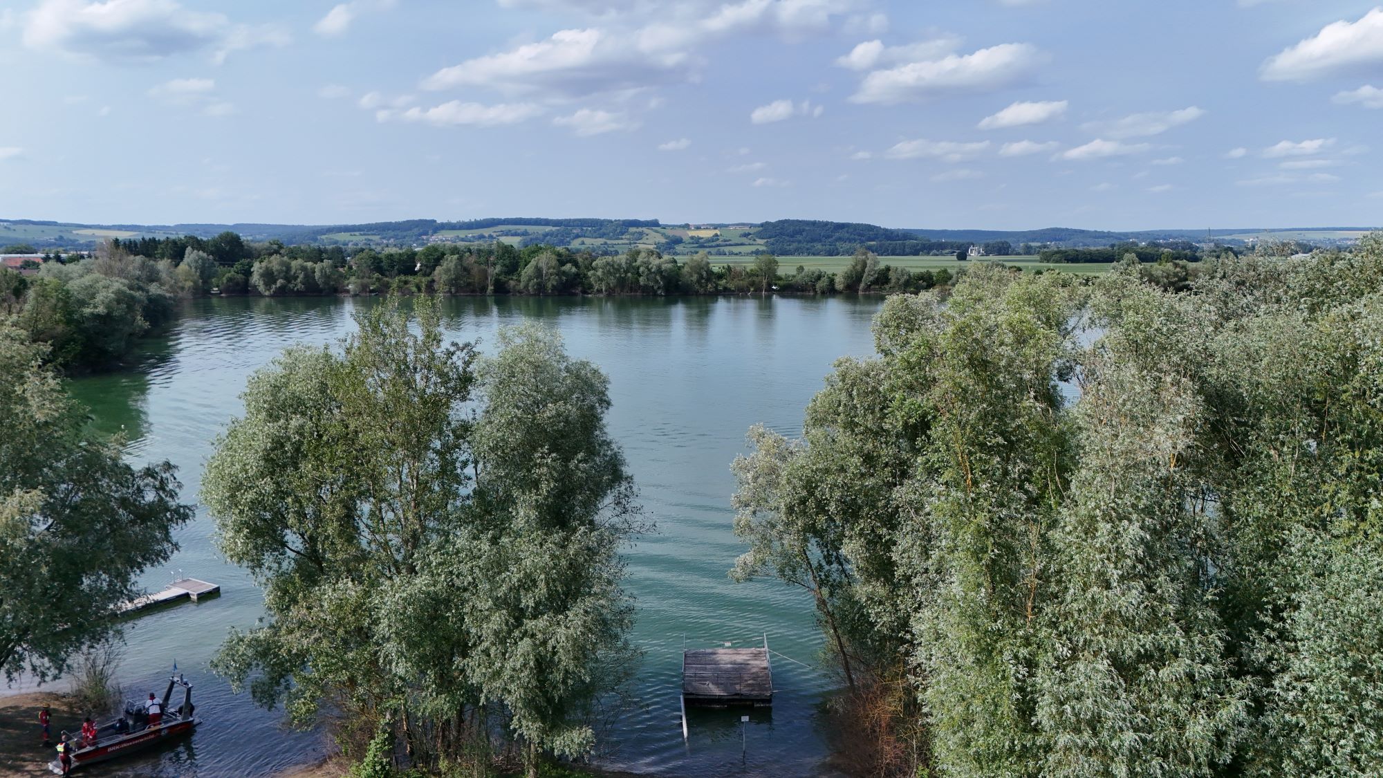 Baggersee Hamlar von oben