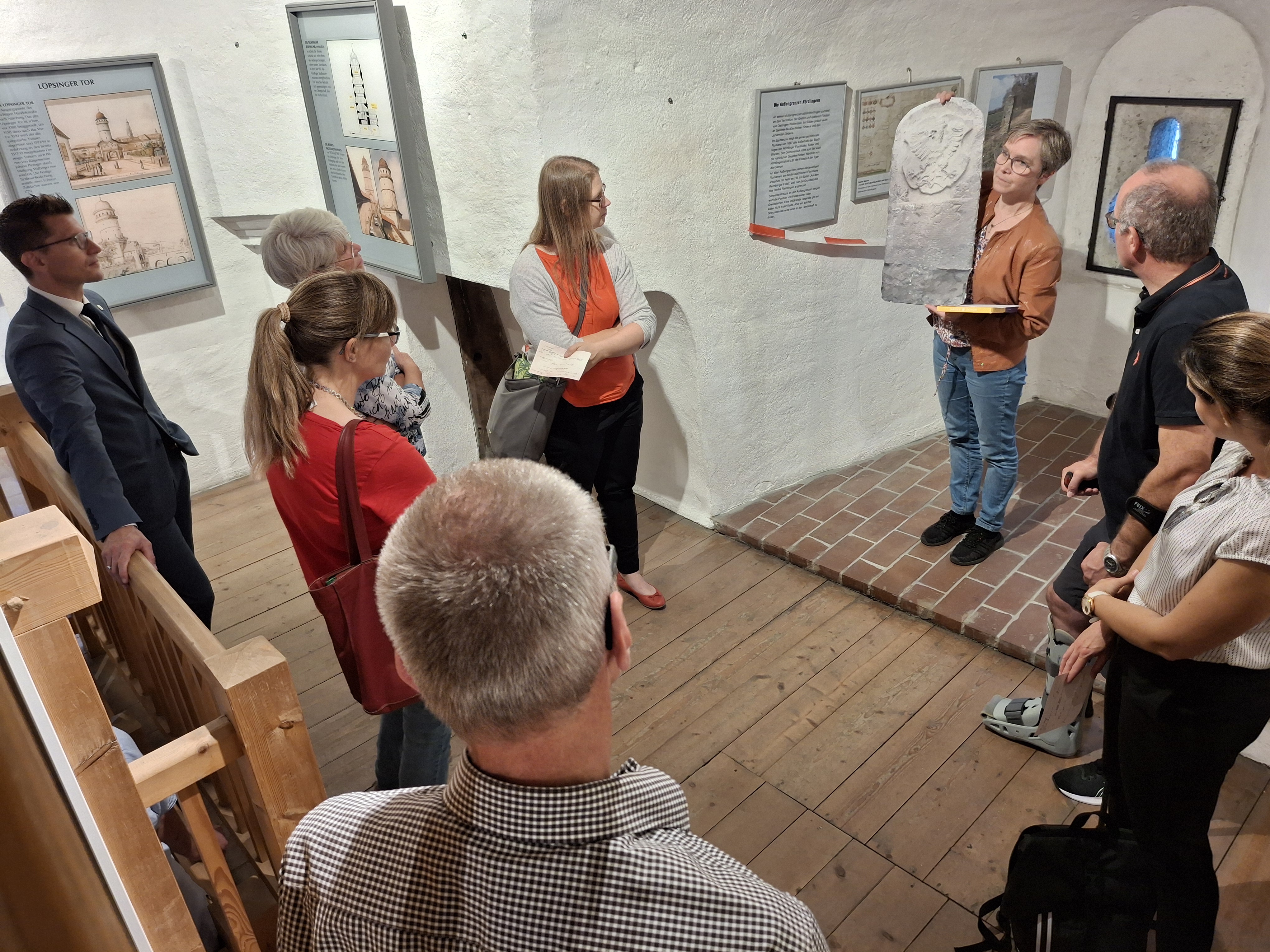 Bei der Eröffnung der Sonderausstellung erfuhren die Gäste vieles über „Grenzen“, weit über die Stadtmauer hinaus.