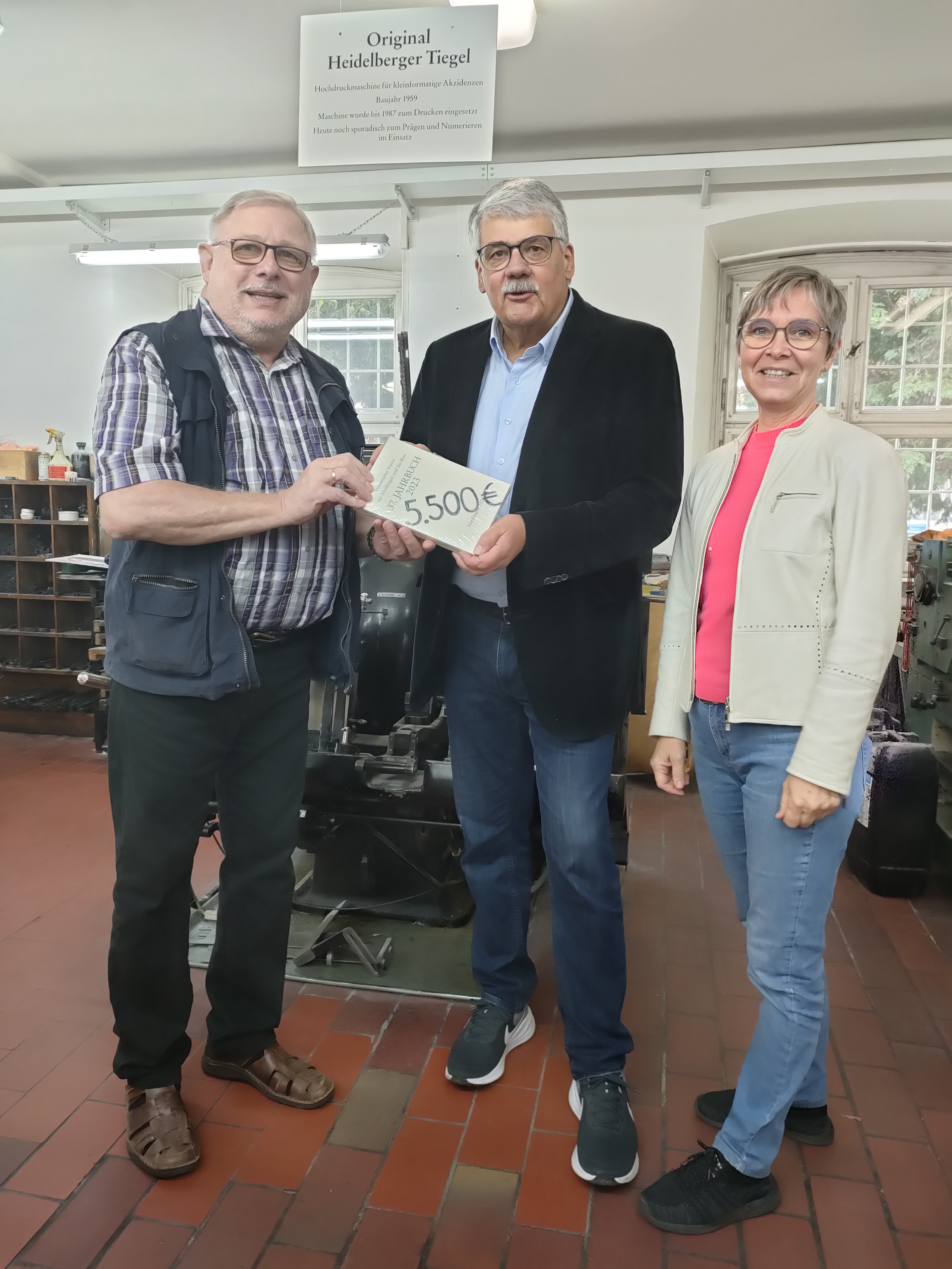 V.l.n.r.: Wolfgang Holik, Dr. Wilfried Sponsel, Andrea Kugler