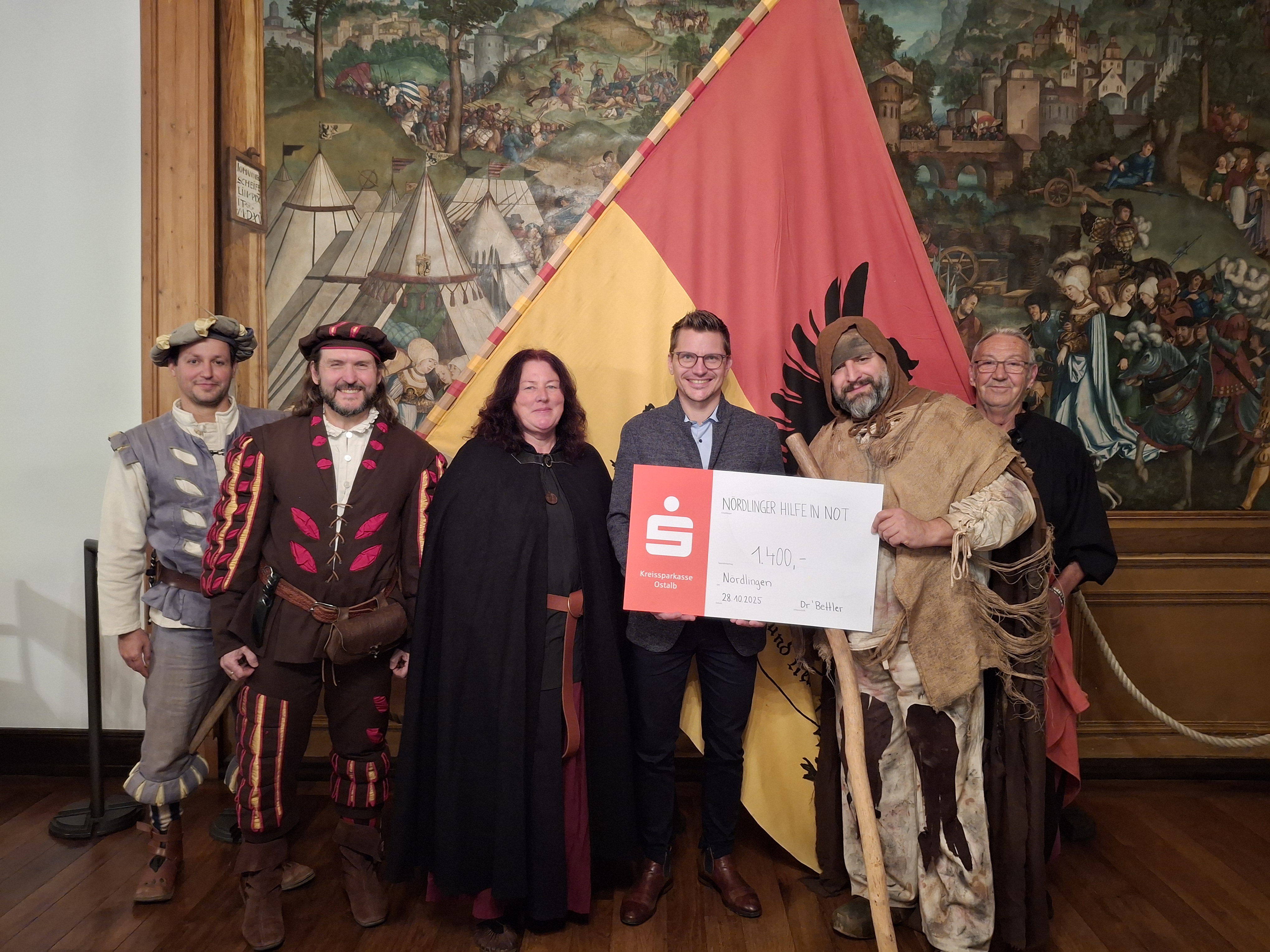 Spendenübergabe D´r Bettler Stadtmauerfest