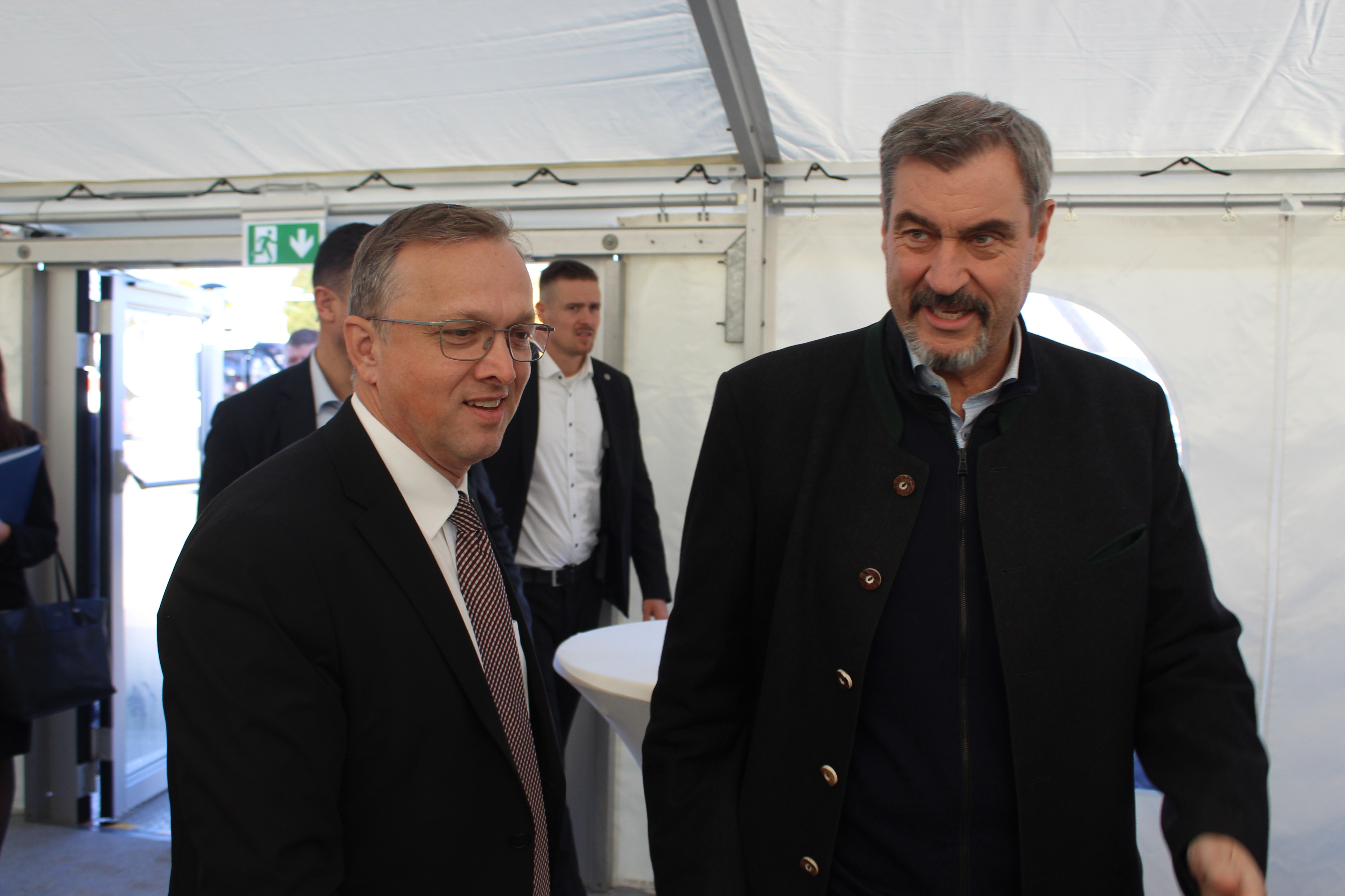 Besuch Söder Aiwanger Airbus 2025