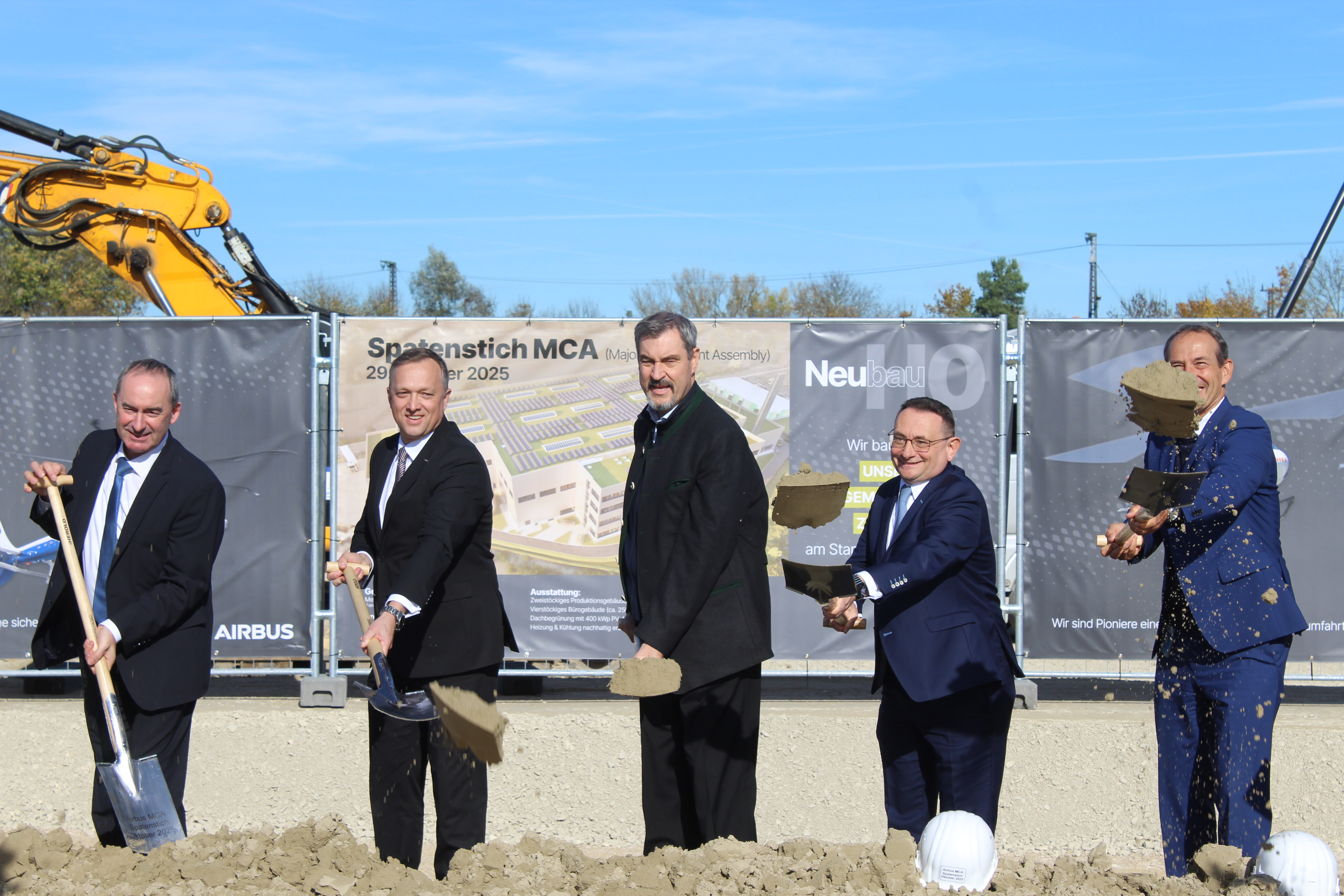 Besuch Söder Aiwanger Airbus 2025