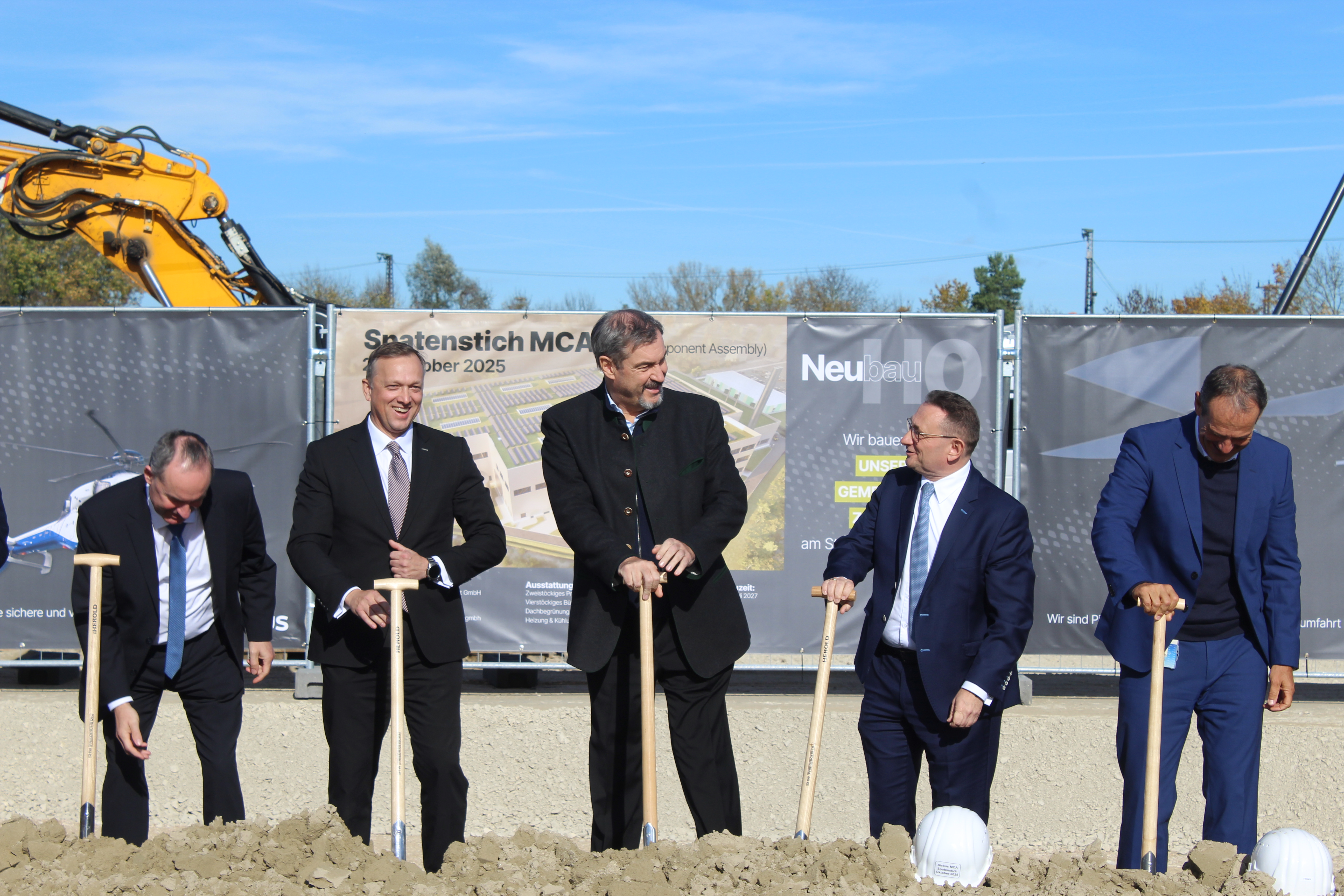 Besuch Söder Aiwanger Airbus 2025