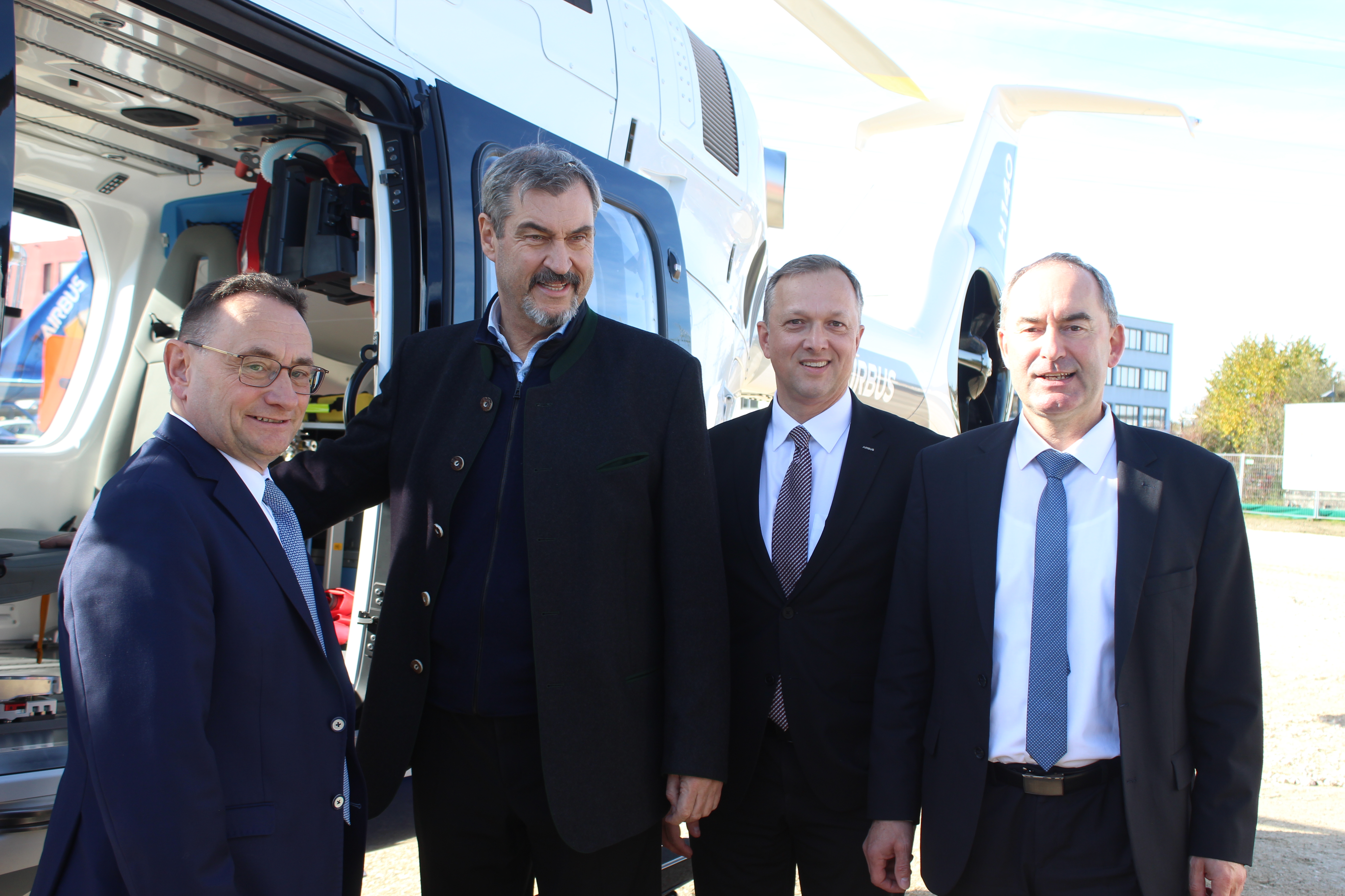 Besuch Söder Aiwanger Airbus 2025