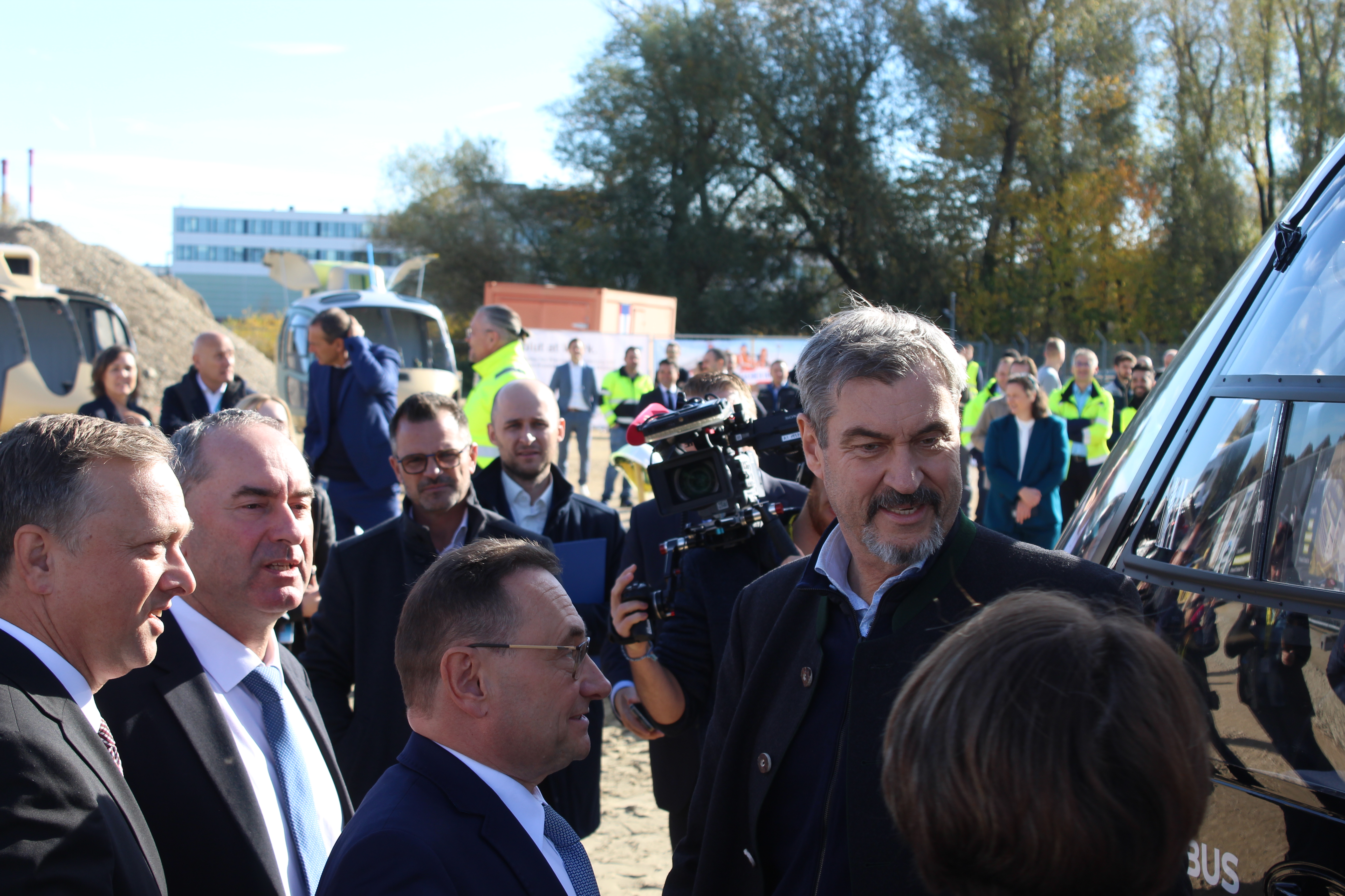 Besuch Söder Aiwanger Airbus 2025