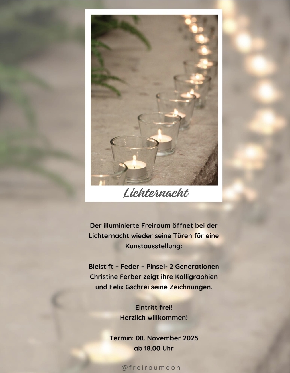 Lichternacht Freiraum