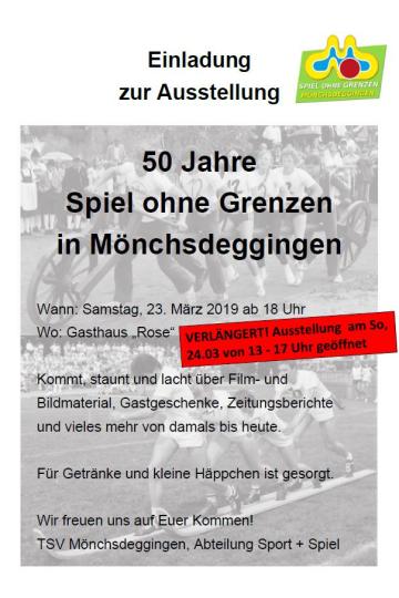 Das Spiel ohne Grenzen Mönchsdeggingen wird heuer 50 Jahre alt.