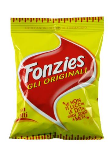 Die "Fonzies" werden seit vielen Jahrzehnten in Donauwörth hergestellt, vertrieben wird der Snack in Deutschland allerdings nicht. 