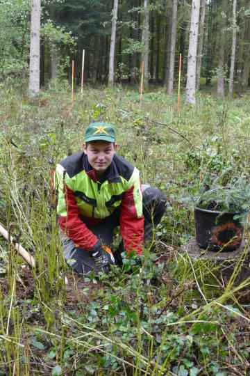 Auszubildender im 3. Lehrjahr: Quirin Zrenner