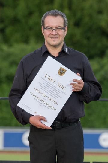 Josef Basting wurde im Sommer 2021 von der Stadt Donauwörth zum Stadtkapellmeister ernannt.