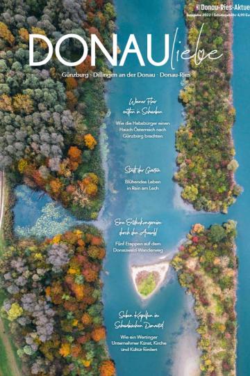 Das Bild zeigt die Titelseite von DONAUliebe.