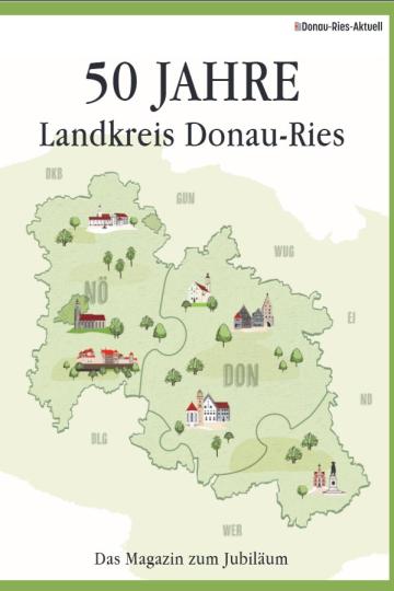 Cover Jubiläumsmagazin 50 Jahre Donau-Ries