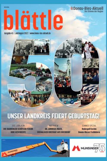 Die Titelseite von blättle 45.