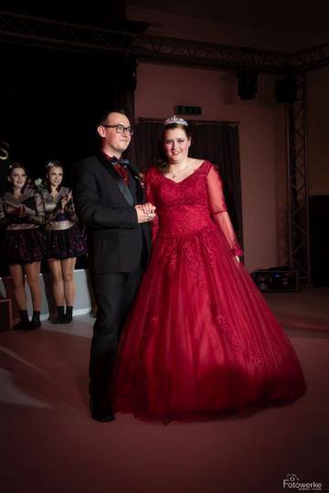 Das diesjährige Prinzenpaar der Faschingsfreunde Genderkingen.