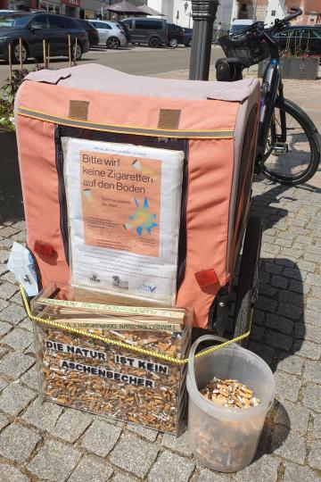 Bild von Zigarettenkippen