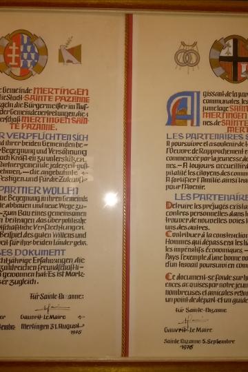 Partnerschaftsurkunde.