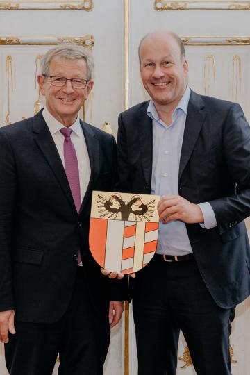 Auf dem Bild zu sehen (von links): Peter Schiele und Martin Sailer. 