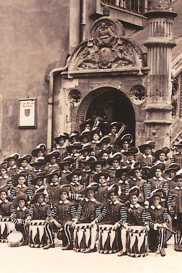 Die Knabenkapelle im Gründungsjahr 1924.