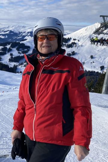 Viele Jahre als Abteilungsleiterin des VSC Donauwörths aktiv, fährt Sibylle Lutzkat heute nur noch privat Ski.