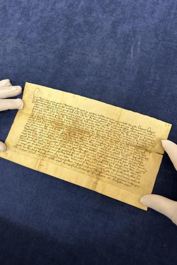 Ältestes Dokument Stiftsbrief