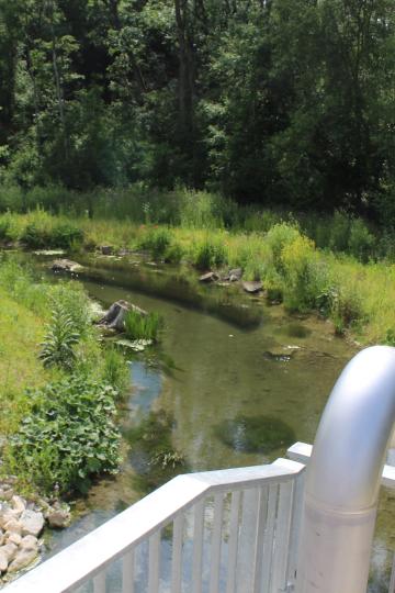 Mit der Fischaufstiegshilfe in Oberpeiching hat die LEW die zweite Anlage dieser Art am Lech in Betrieb genommen.