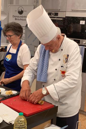 Live-Cooking-Events gehören ebenso zu seinem Alltag wie Vhs-Kurse zum Thema Kochen.